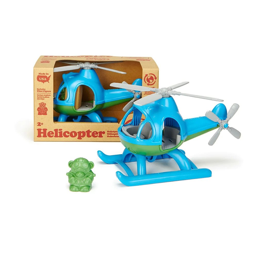 Exciting, Adventurous, Blue Helicopter