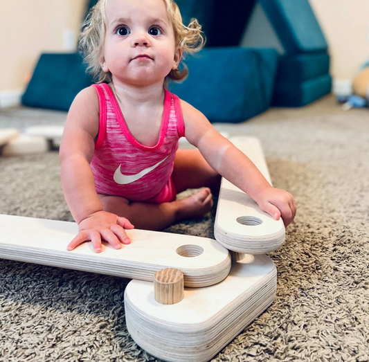 Balance Beam - Natural Wood