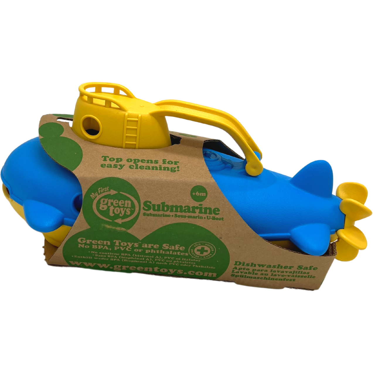 Submarine: Ultra-Durable, Spinning Propeller, Bath Toy