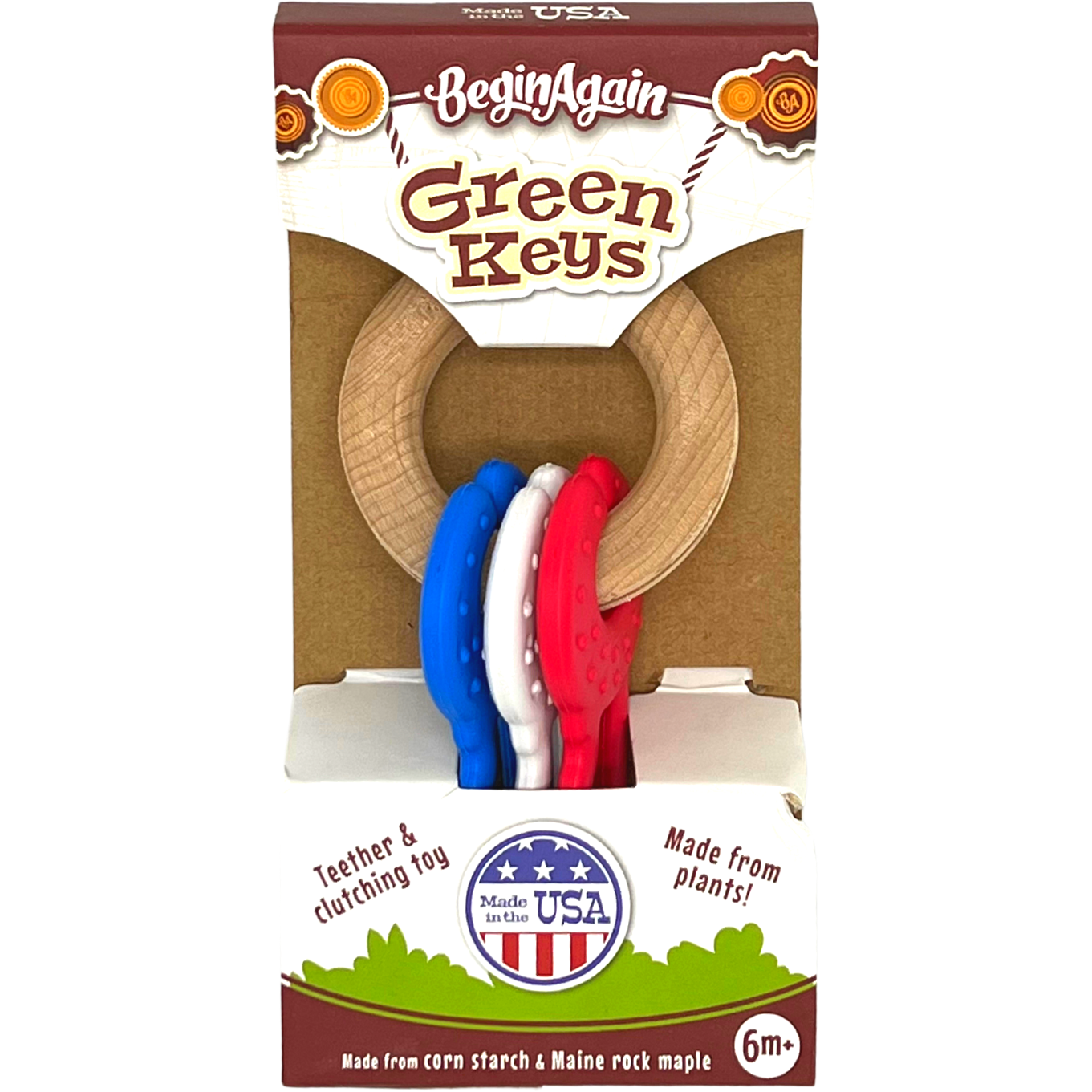 Patriotic Key Teether