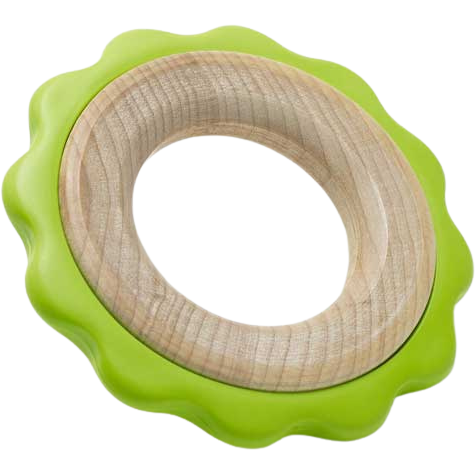 Green Rock Maple Teether Ring